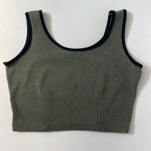 Vintage Ann Taylor Crop Tank Top Size Small